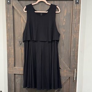 Torrid Women’s Layered Black Sleeveless Dress‎ Size 26